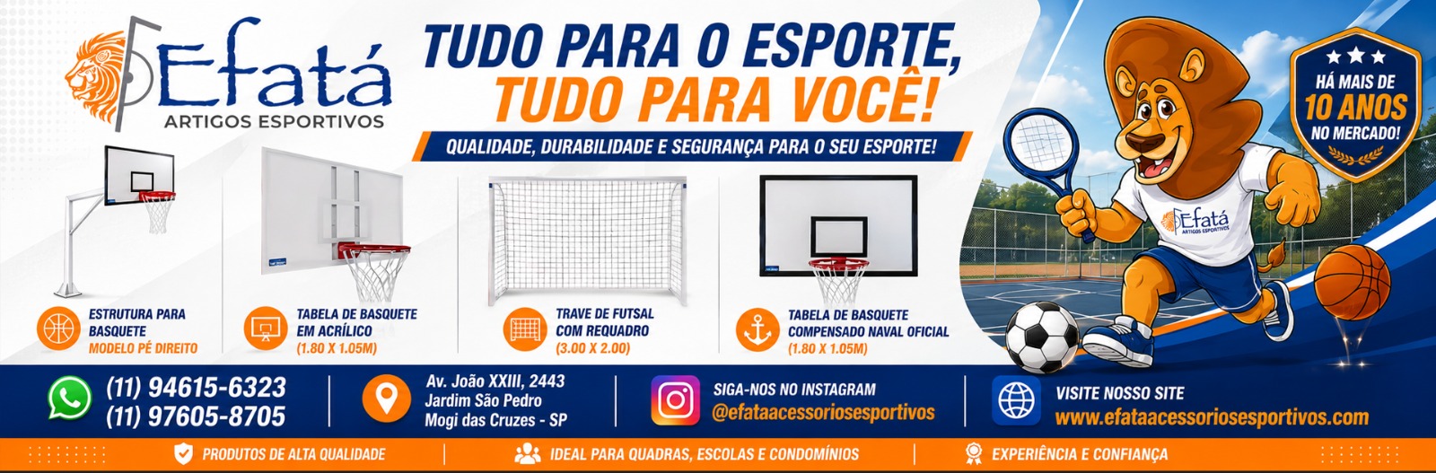 EFATA ACESSORIOS ESPORTIVOS